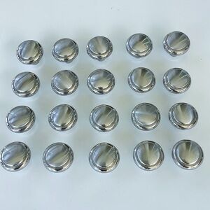 Brushed Satin Nickel Cabinet Knobs (Set of 20)